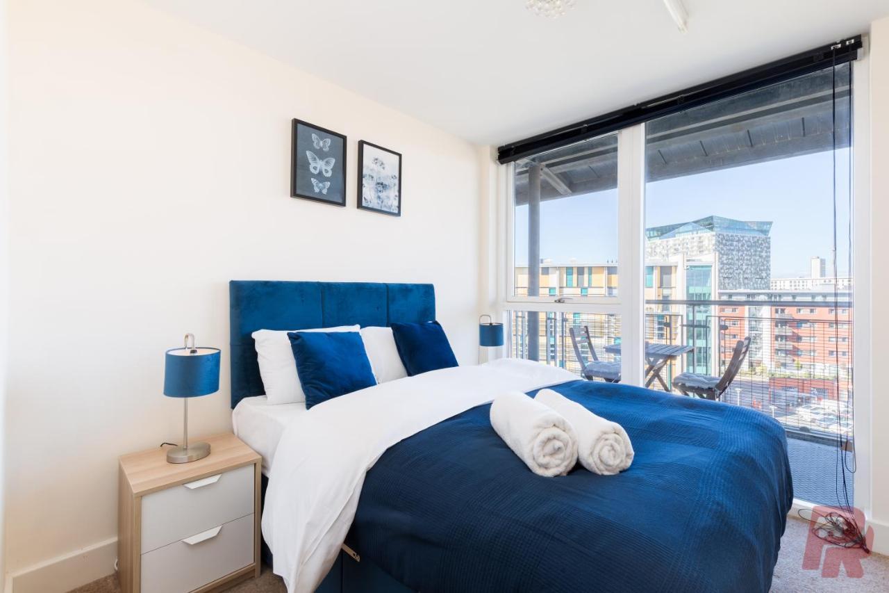 Birmingham City Apartment Skyline Views - Free Parking & Balcony Bagian luar foto