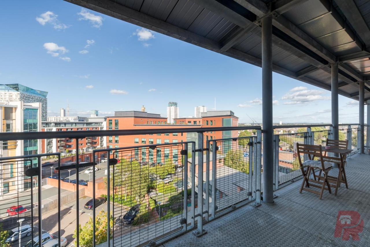 Birmingham City Apartment Skyline Views - Free Parking & Balcony Bagian luar foto